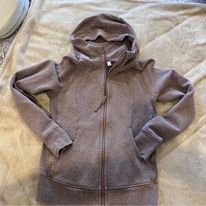 lululemon Gray Zip-Up Hoodie